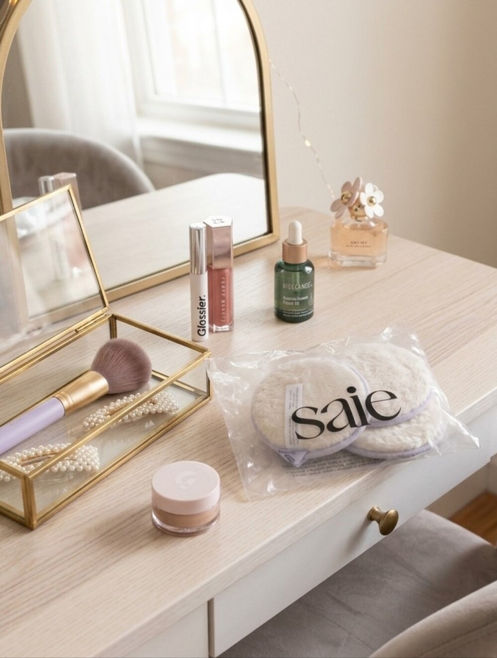 Saie Reusable 3 Pack Beauty Rounds puffs For makeup